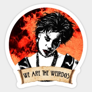 WE are the weirdos Sticker